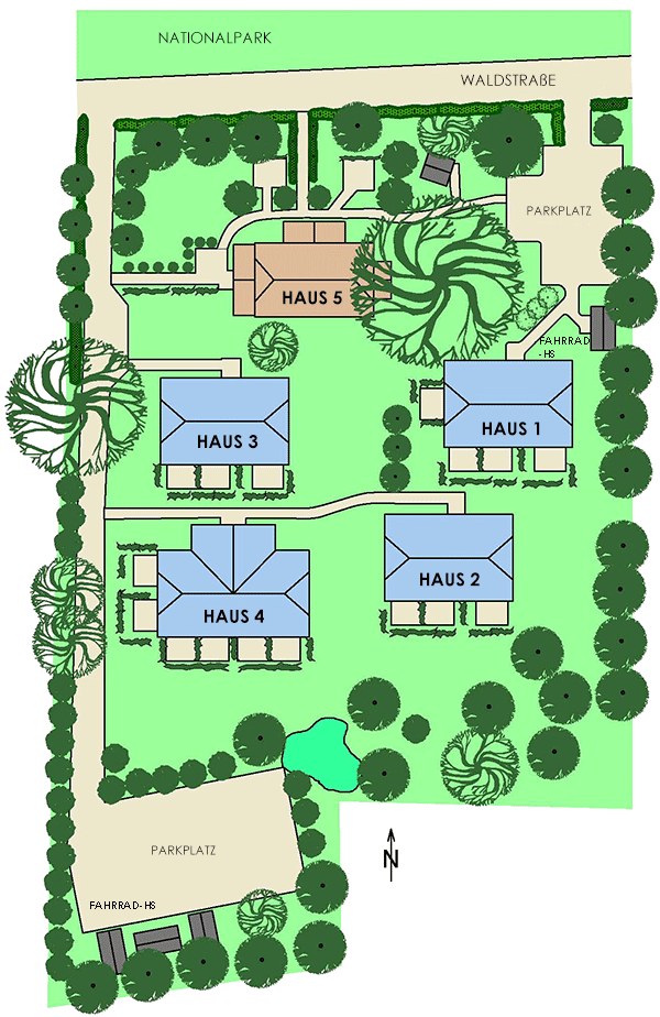 Lageplan Anlage Eichenpark